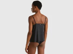 Tank top with lurex