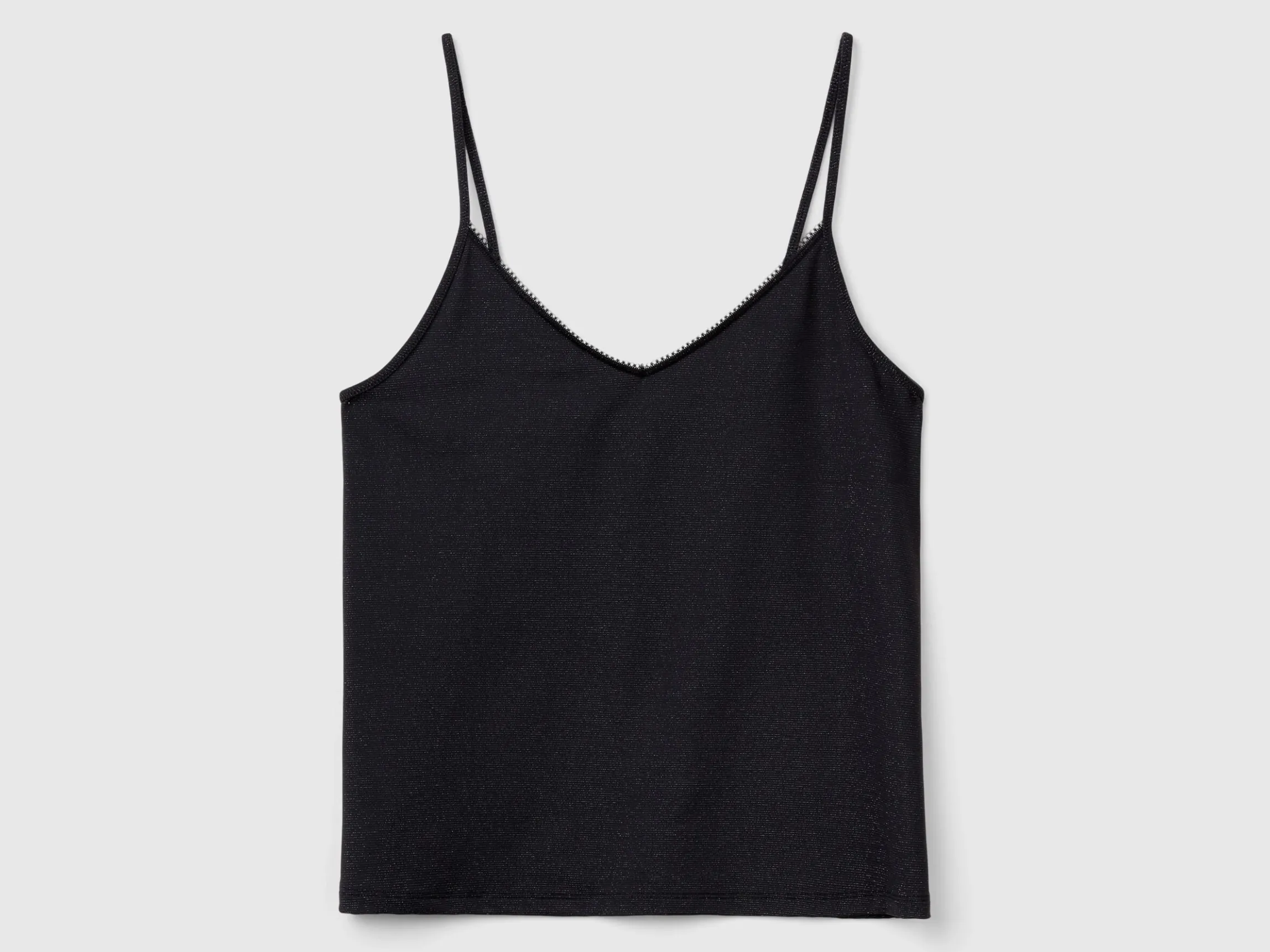 Tank top with lurex