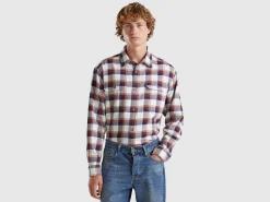 Tartan flannel overshirt
