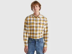 Tartan flannel overshirt