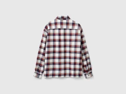 Tartan flannel overshirt