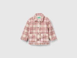 Teddy check jacket