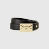 Thin black belt