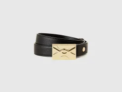 Thin black belt