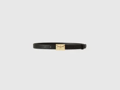 Thin black belt