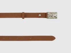 Thin brown belt