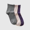 Three pairs of short socks