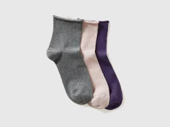 Three pairs of short socks