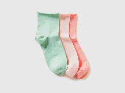 Three pairs of short socks