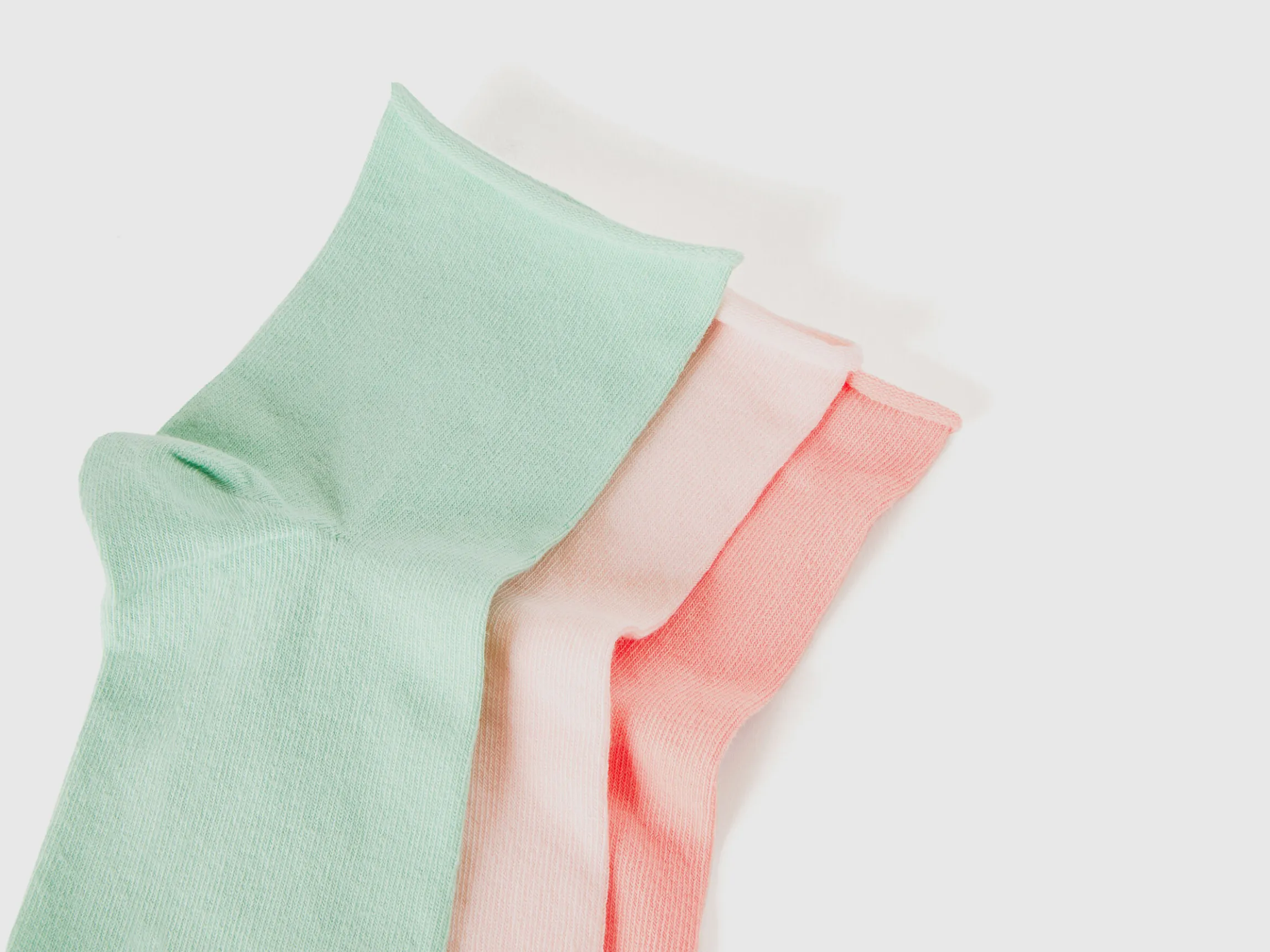 Three pairs of short socks
