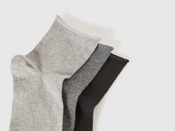 Three pairs of short socks
