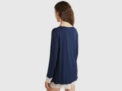 Top with lace detail