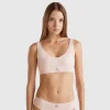 Triangle bra in recycled nylon blend
