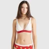 Triangle bra in stretch cotton