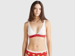 Triangle bra in stretch cotton