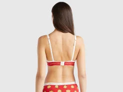 Triangle bra in stretch cotton