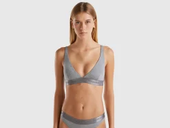 Triangle bra in stretch organic cotton