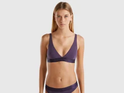 Triangle bra in stretch organic cotton