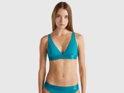 Triangle bra in stretch organic cotton