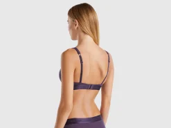 Triangle bra in stretch organic cotton