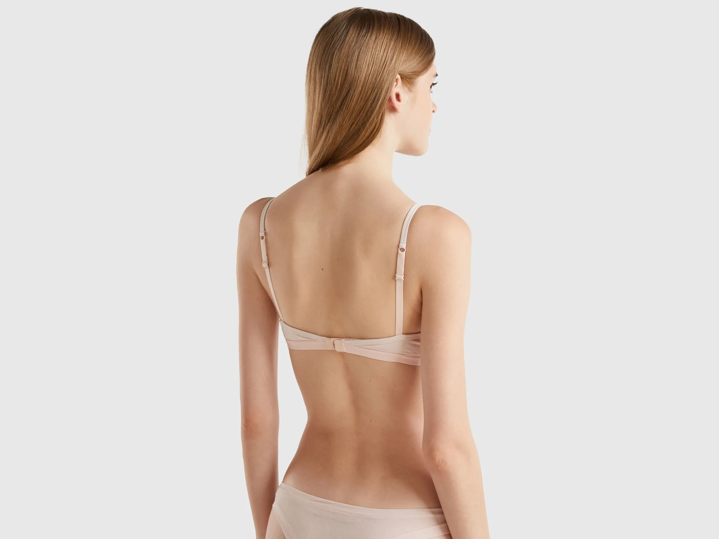 Triangle bra in stretch organic cotton