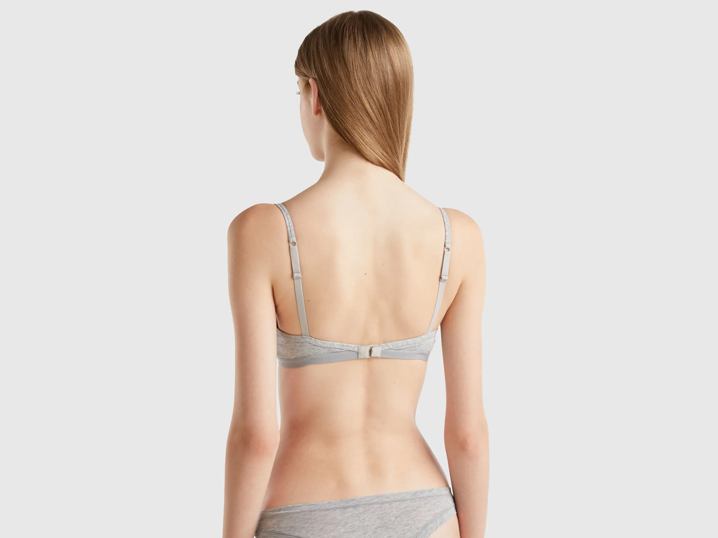 Triangle bra in stretch organic cotton