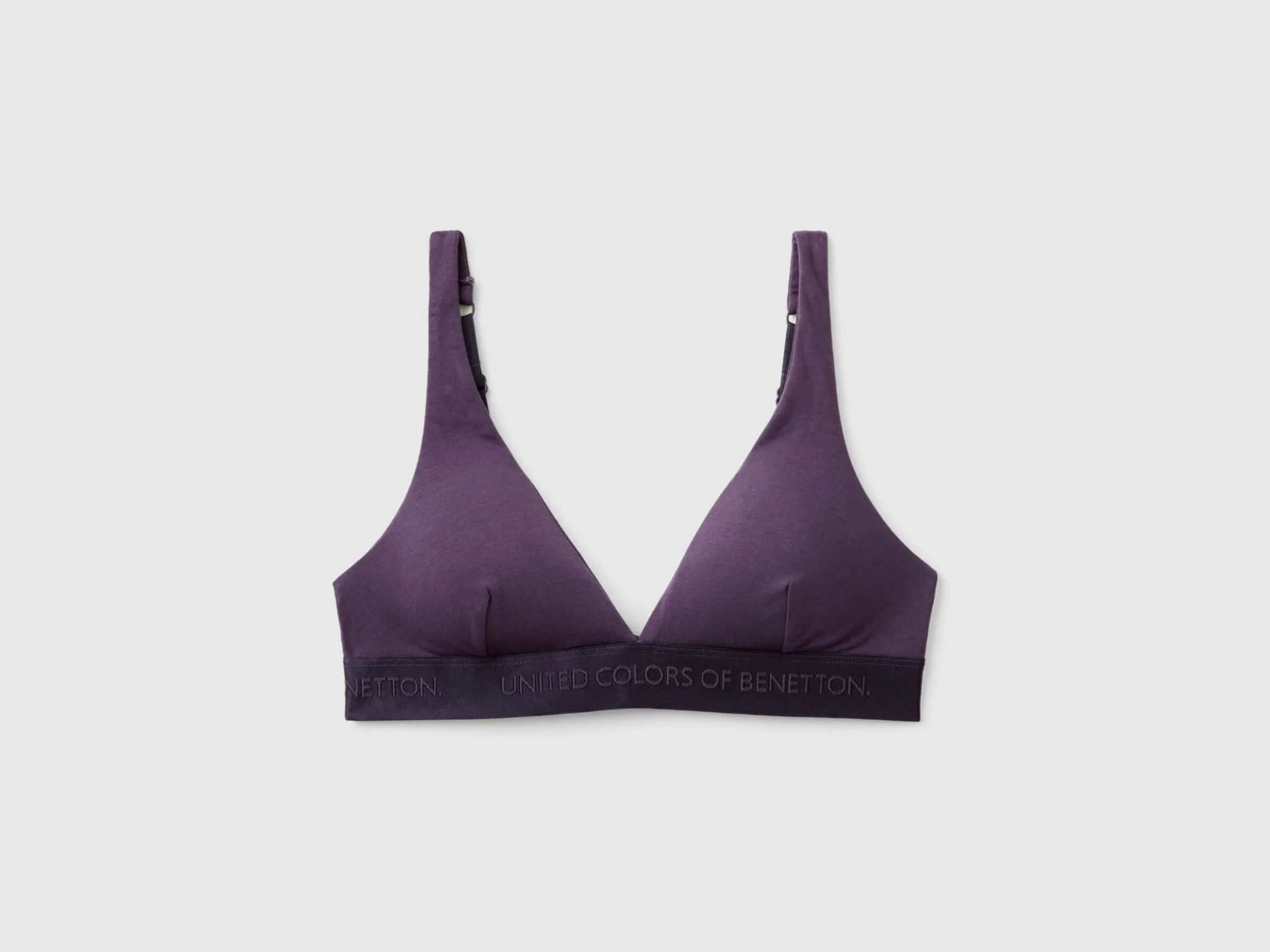 Triangle bra in stretch organic cotton