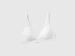 Triangle bra in stretch organic cotton