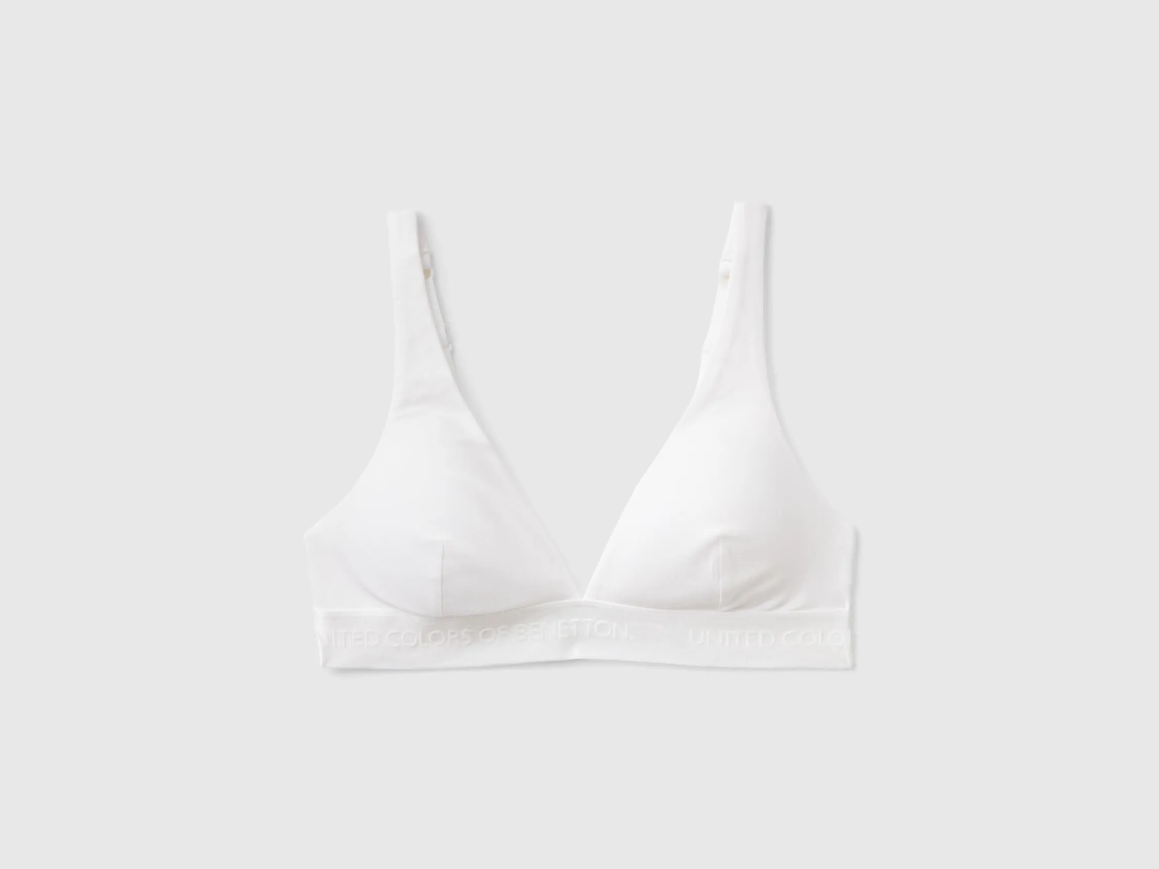 Triangle bra in stretch organic cotton