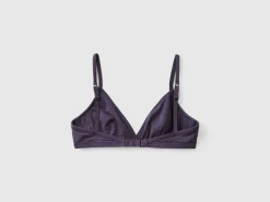 Triangle bra in stretch organic cotton