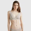 Triangle bra in super stretch organic cotton