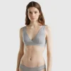 Triangle bra in super stretch organic cotton