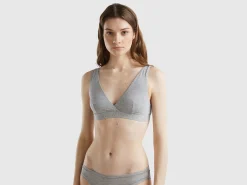 Triangle bra in super stretch organic cotton