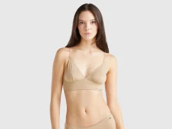 Triangle bra with lurex