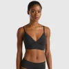 Triangle bra with lurex