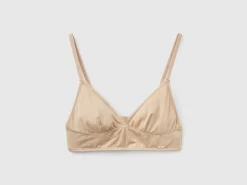 Triangle bra with lurex