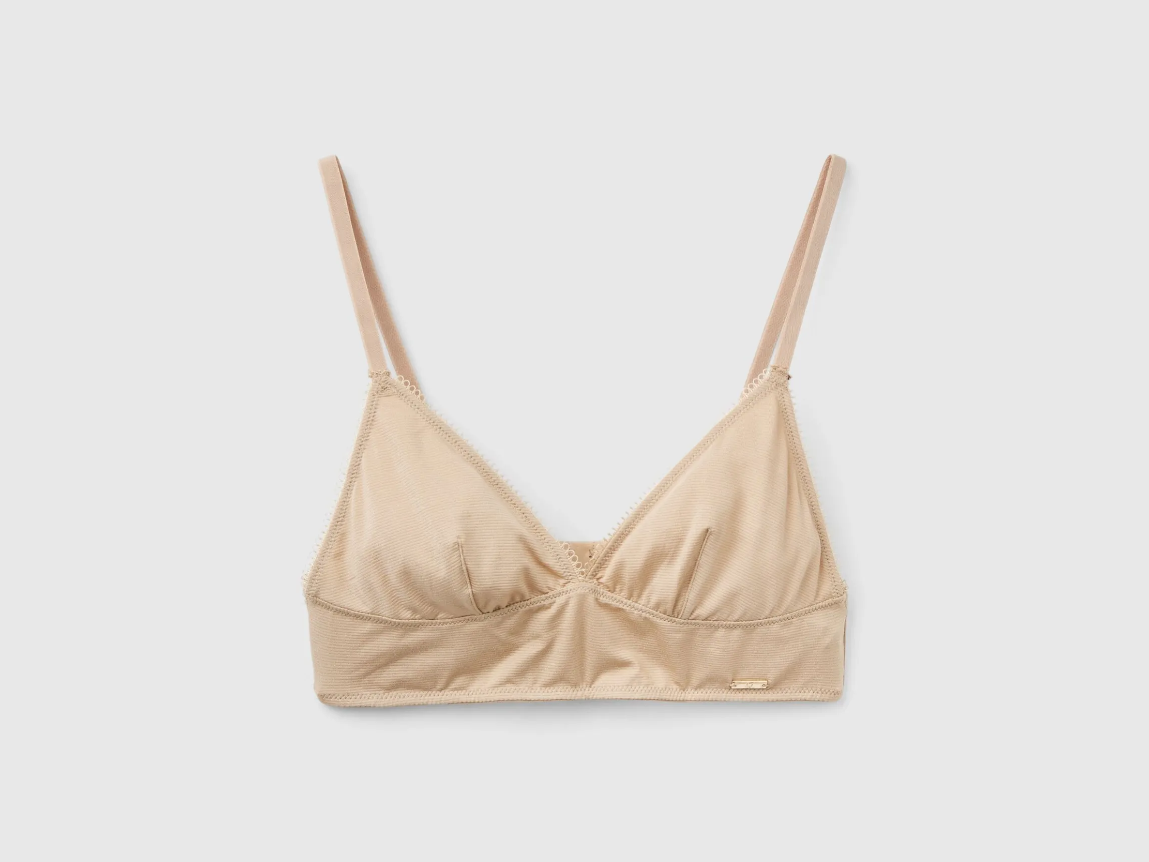 Triangle bra with lurex