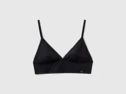 Triangle bra with lurex