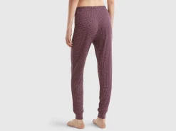 Trousers in stretch viscose