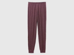 Trousers in stretch viscose