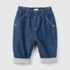 Trousers in chambray