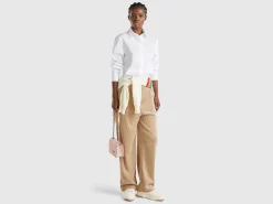 Trousers in corduroy