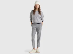Trousers in fabric
