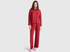 Trousers in Modal® and silk