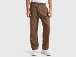 Trousers in pure cotton
