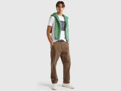 Trousers in pure cotton