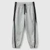 Trousers in stretch cotton blend