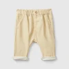 Trousers in stretch cotton blend