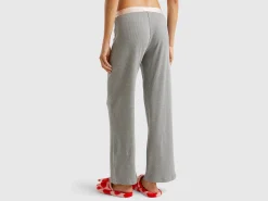 Trousers in stretch cotton blend