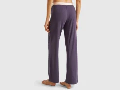 Trousers in stretch cotton blend